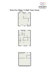 2 Bed 1.5 Bath Floor Plan 2 Bed 1.5 Bath 1,050 Sq.Ft. Floor Plan at River Run Apartments - RYDYL I LLC, Integrity Realty LLC, Warren